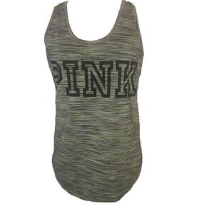 Victoria’s Secret Pink Logo Racerback Tank Top